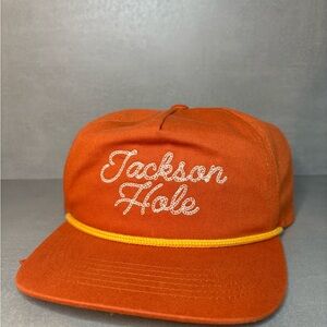 Jackson Hole Rope Hat - Orange Yellow